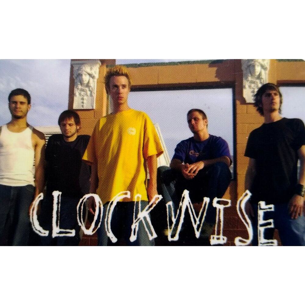 Clockwise Promo Card Las Vegas Nevada Rock Music Band 2002 Laminated 3.25 x 2.15